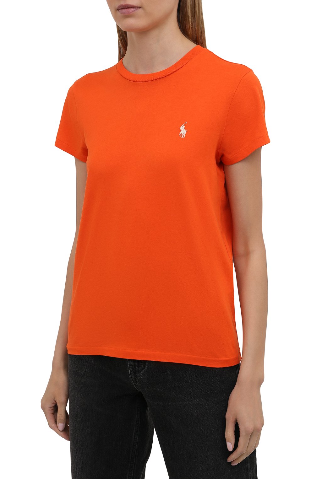 Хлопковая футболка POLO RALPH LAUREN, арт. 211734144, фото 3