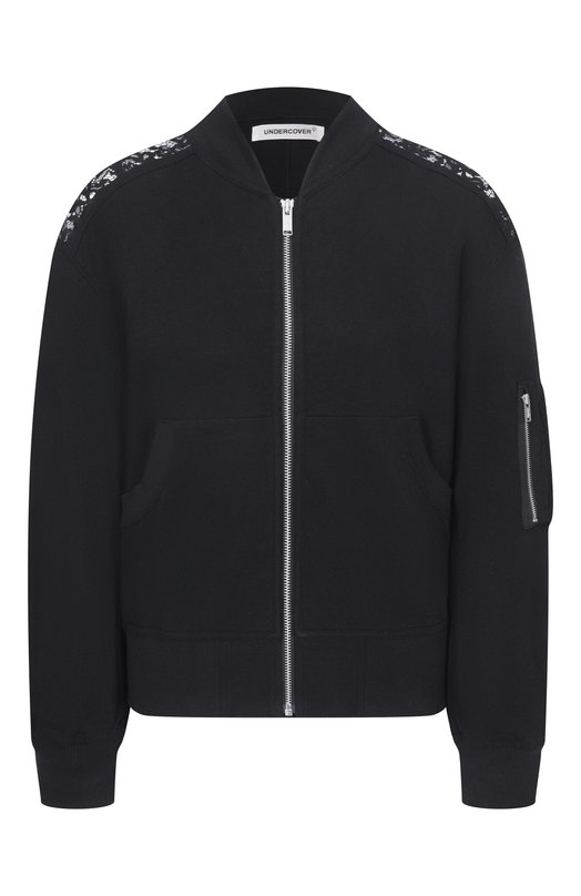 Хлопковая толстовка Undercover UP1F1206 Чёрный UP1F1206