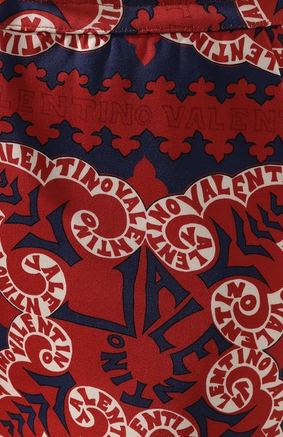 Джоггеры с принтом VALENTINO красного цвета по цене 148000 руб., арт. RB3MD00DFYH, фото 5 Джоггеры с принтом VALENTINO, арт. RB3MD00DFYH, фото 5