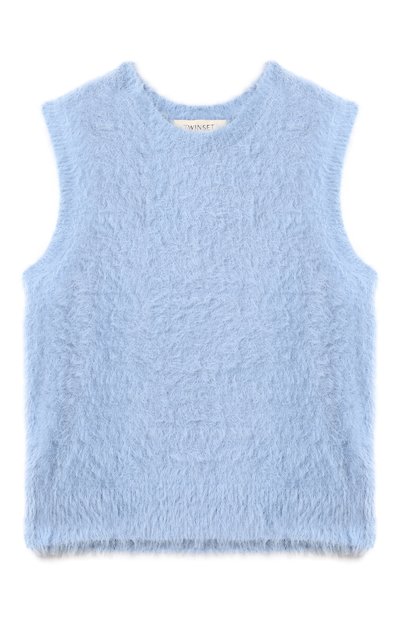 Комплект из кардигана и жилета TWINSET голубого цвета по цене 16950 руб., арт. 242GJ3211, фото 5 Комплект из кардигана и жилета TWINSET, арт. 242GJ3211, фото 5