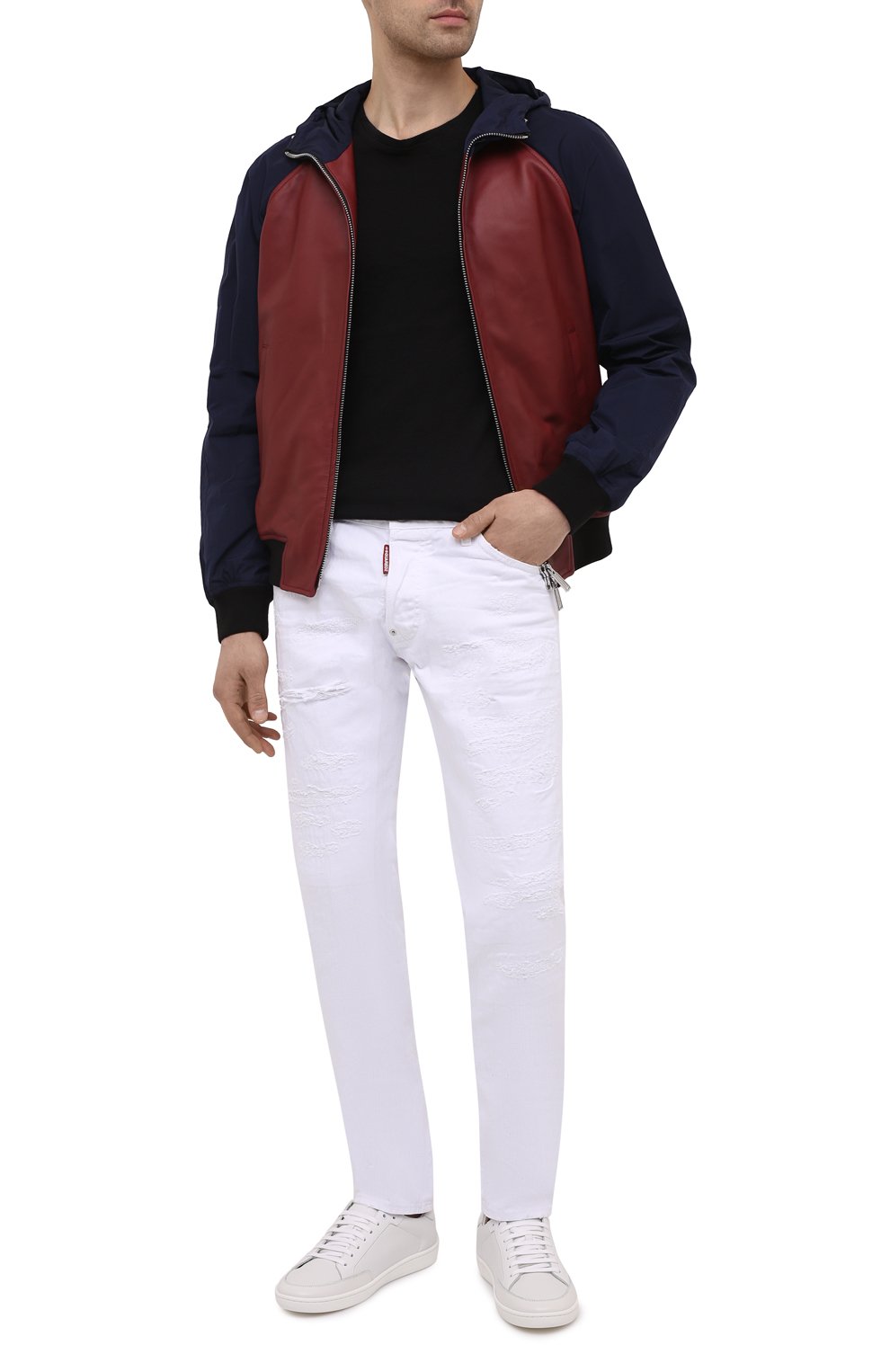 Комбинированный бомбер DSQUARED2, арт. S74AM1145/SY1491, фото 2