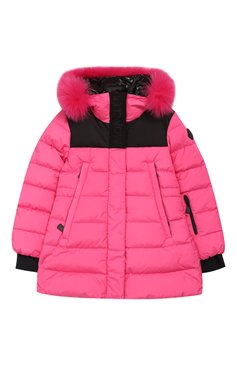 Детская пуховик plagnes MONCLER ENFANT фуксия цвета, арт. E2-954-49957-25-5399E/8-10A | Фото 1 (Кросс-КТ: Зима; Девочки Кросс-КТ: Пуховик-верхняя одежда; Рукава: Длинные; Материал внешний: Синтетический материал; Материал подклада: Синтетический материал; Материал утеплителя: Пух и перо; Статус проверки: Проверена категория)