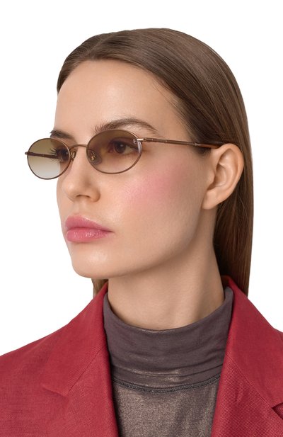 Солнцезащитные очки timeless reflections BRUNELLO CUCINELLI коричневого цвета по цене 109500 руб., арт. M0CTRAMS02, фото 2 Солнцезащитные очки timeless reflections BRUNELLO CUCINELLI, арт. M0CTRAMS02, фото 2