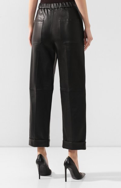 Кожаные брюки TOM FORD, арт. PAL676-LEX228, фото 4