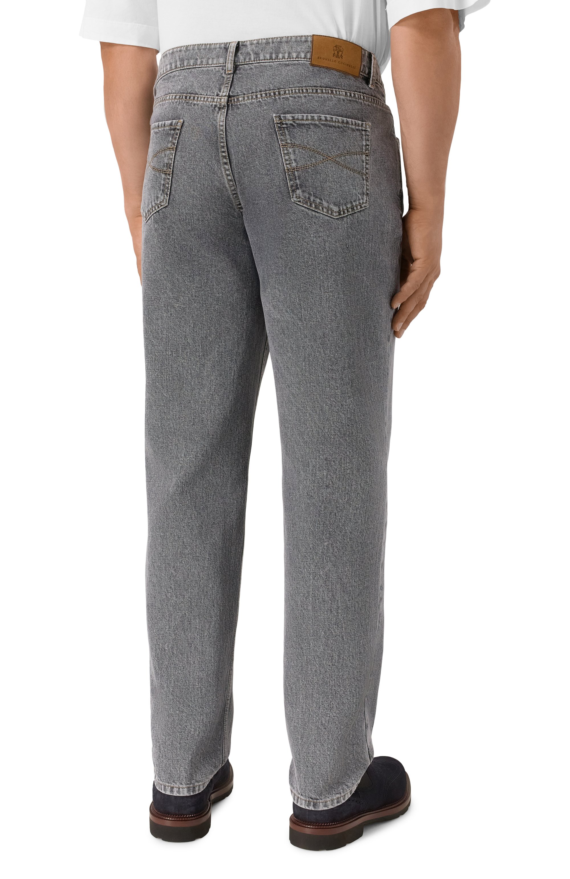 Джинсы traditional fit BRUNELLO CUCINELLI, арт. M234PB3210, фото 4