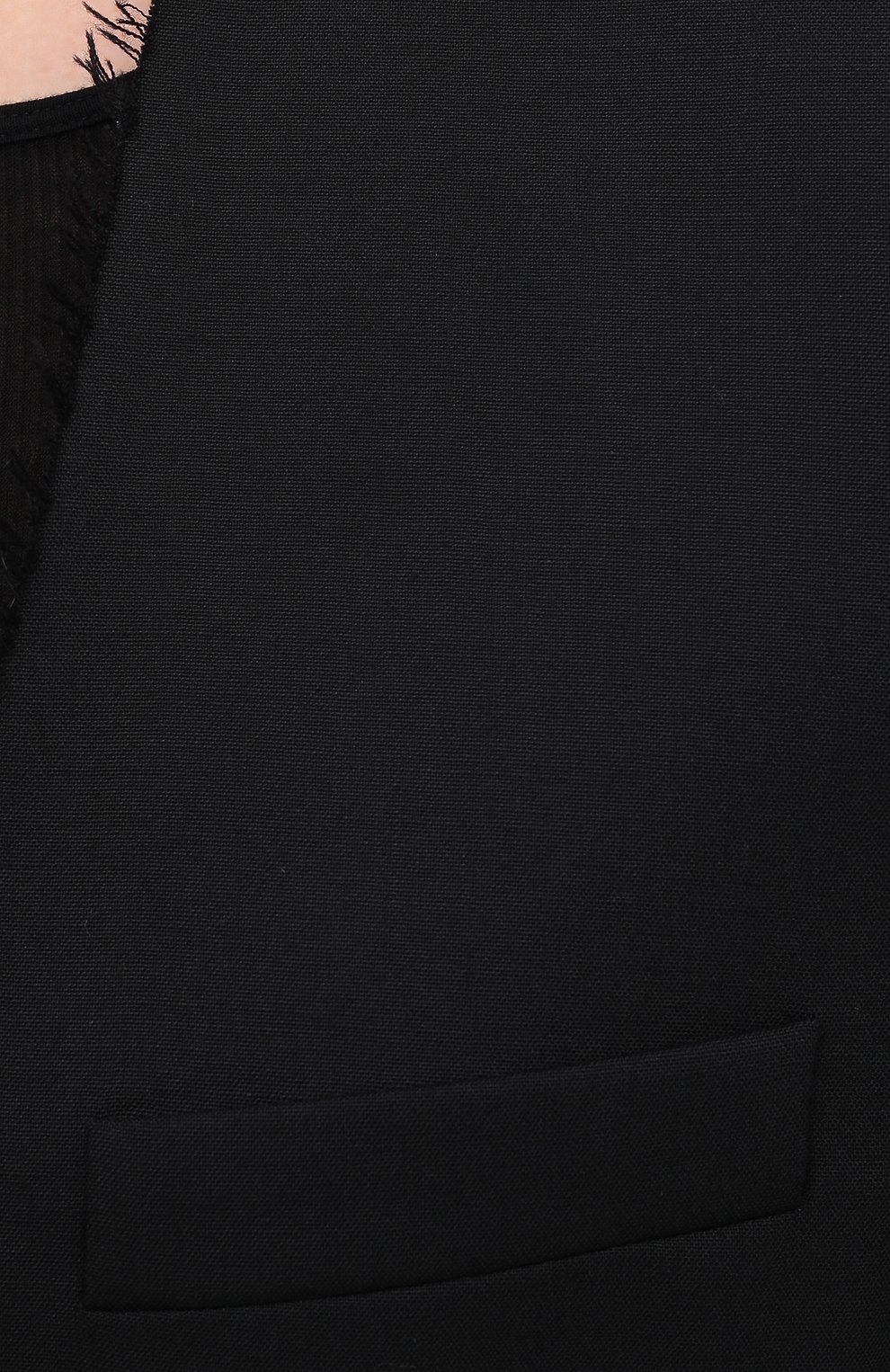 Шерстяной жакет VETEMENTS, арт. WAH21JA032 1200/BLACK, фото 6