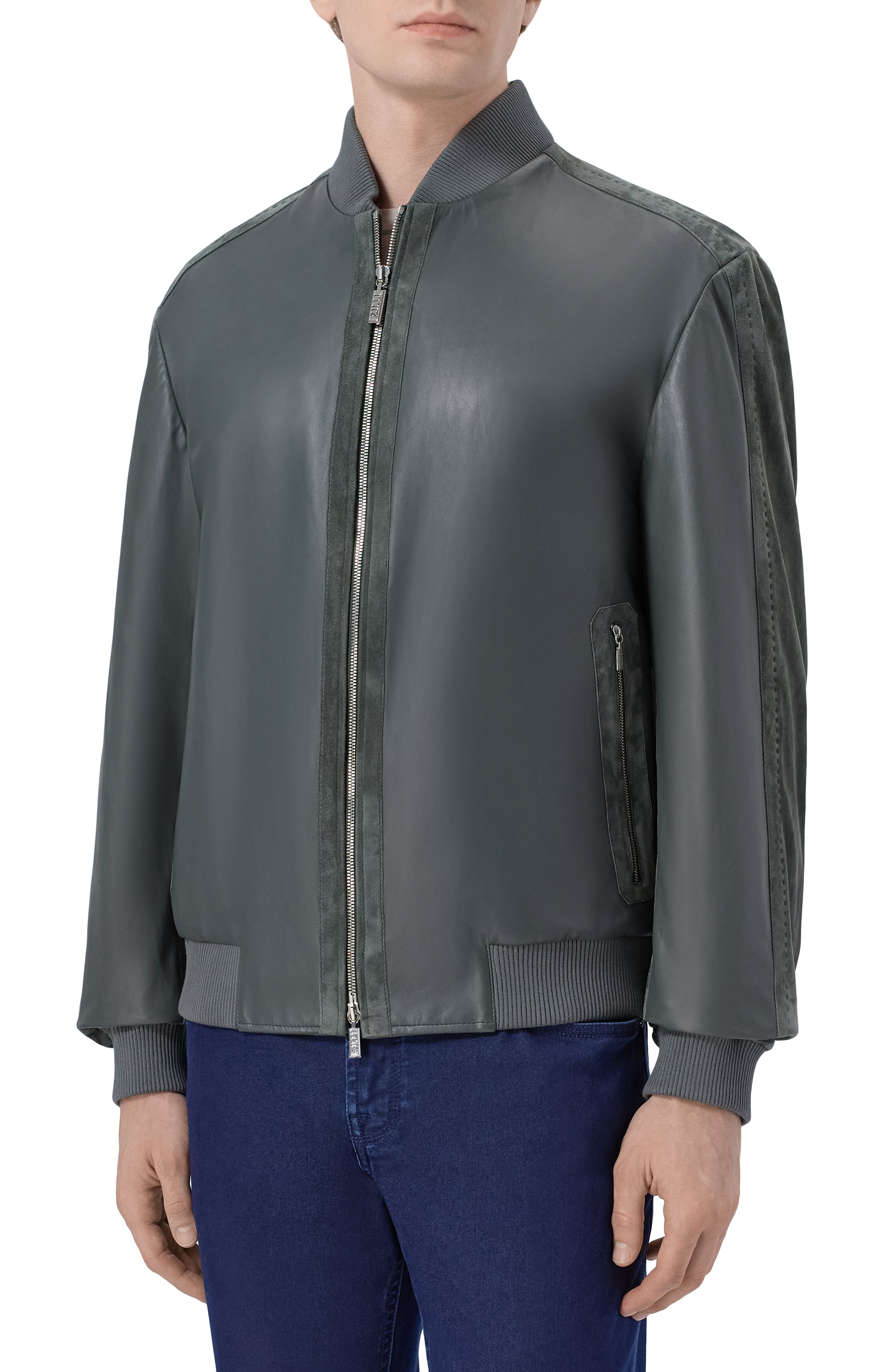 Кожаный бомбер ZILLI, арт. AT0B00M1008VBEV00, фото 3