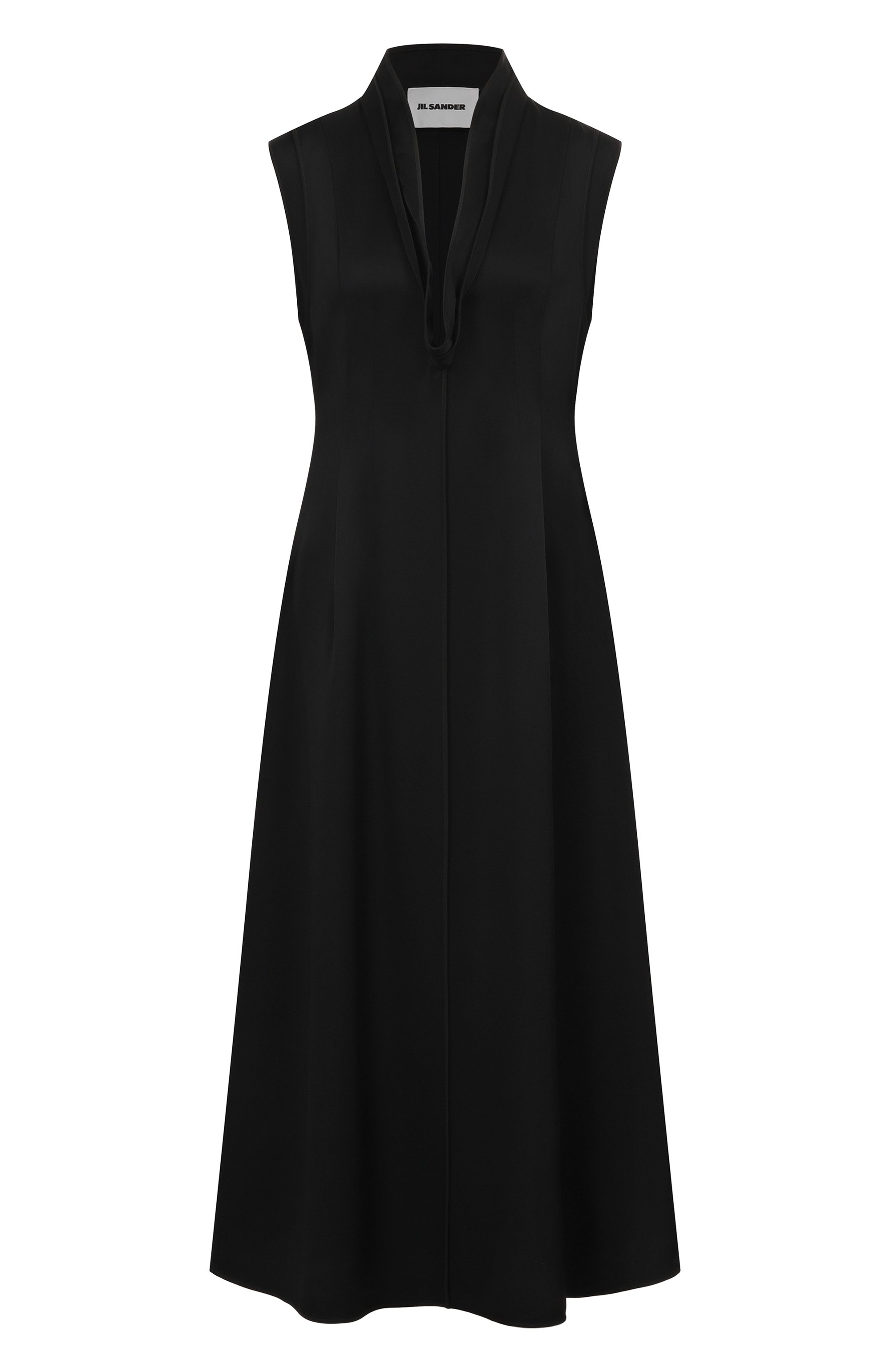 Атласное  платье JIL SANDER, арт. J02CT0554/J76018, фото 1