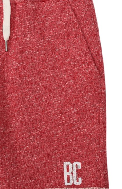 Шорты из хлопка и льна BRUNELLO CUCINELLI, арт. BR831E383B, фото 3