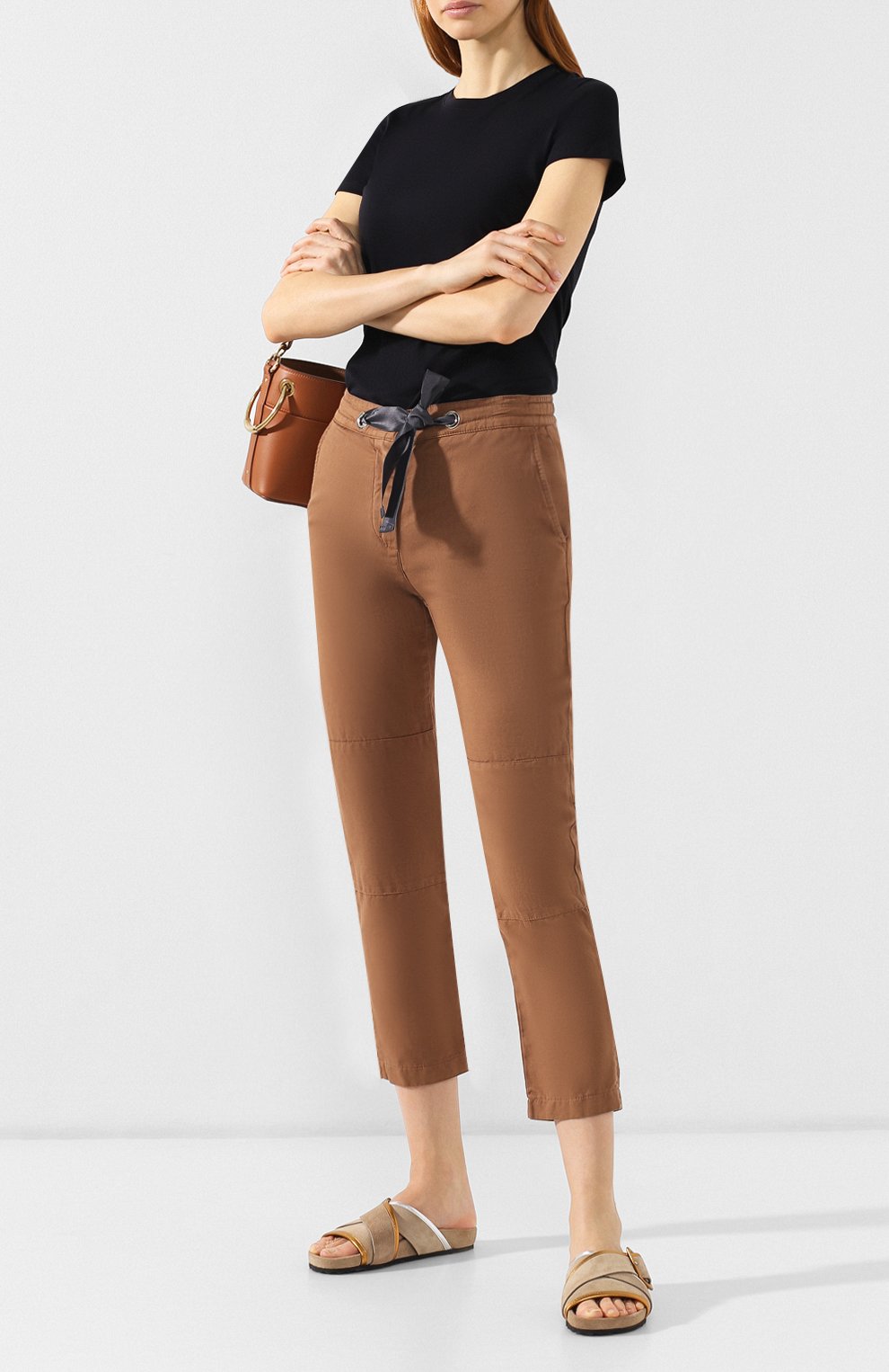 Брюки из смеси хлопка и льна ELEVENTY, арт. 980PA0133 PAN27020, фото 2