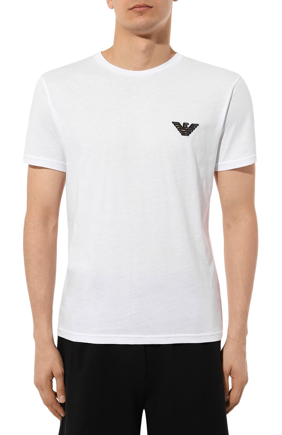 Хлопковая футболка EMPORIO ARMANI, арт. 211818/4R483, фото 3