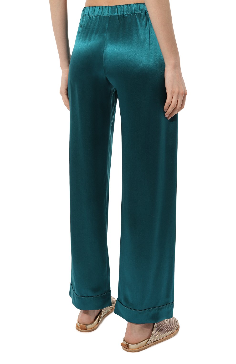 Шелковая пижама PRIMROSE бирюзового цвета по цене 39900 руб., арт. 1W.530RB.S017, фото 6 Шелковая пижама PRIMROSE, арт. 1W.530RB.S017, фото 6