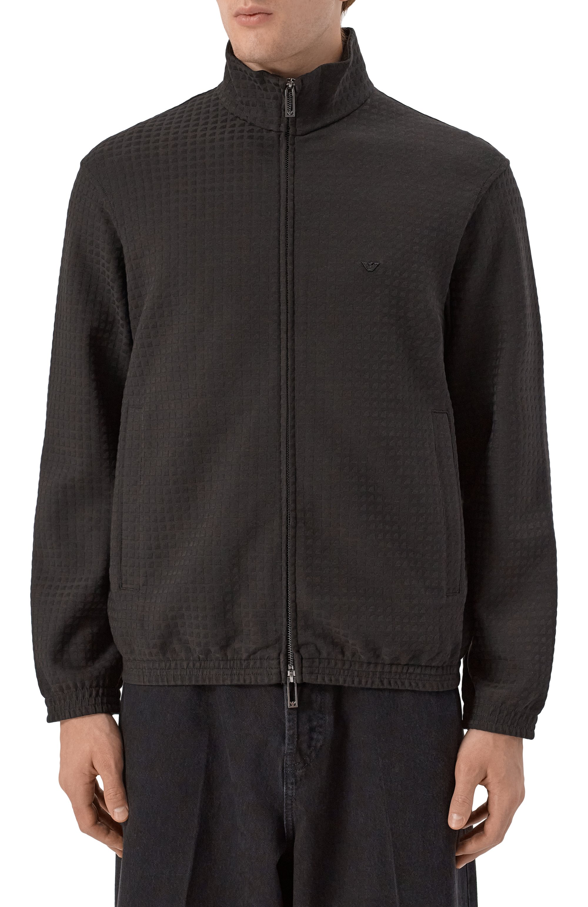 Толстовка из хлопка и лиоцелла EMPORIO ARMANI, арт. EM003444/AF13700, фото 3