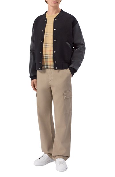 Хлопковая футболка BURBERRY, арт. 8119022, фото 2