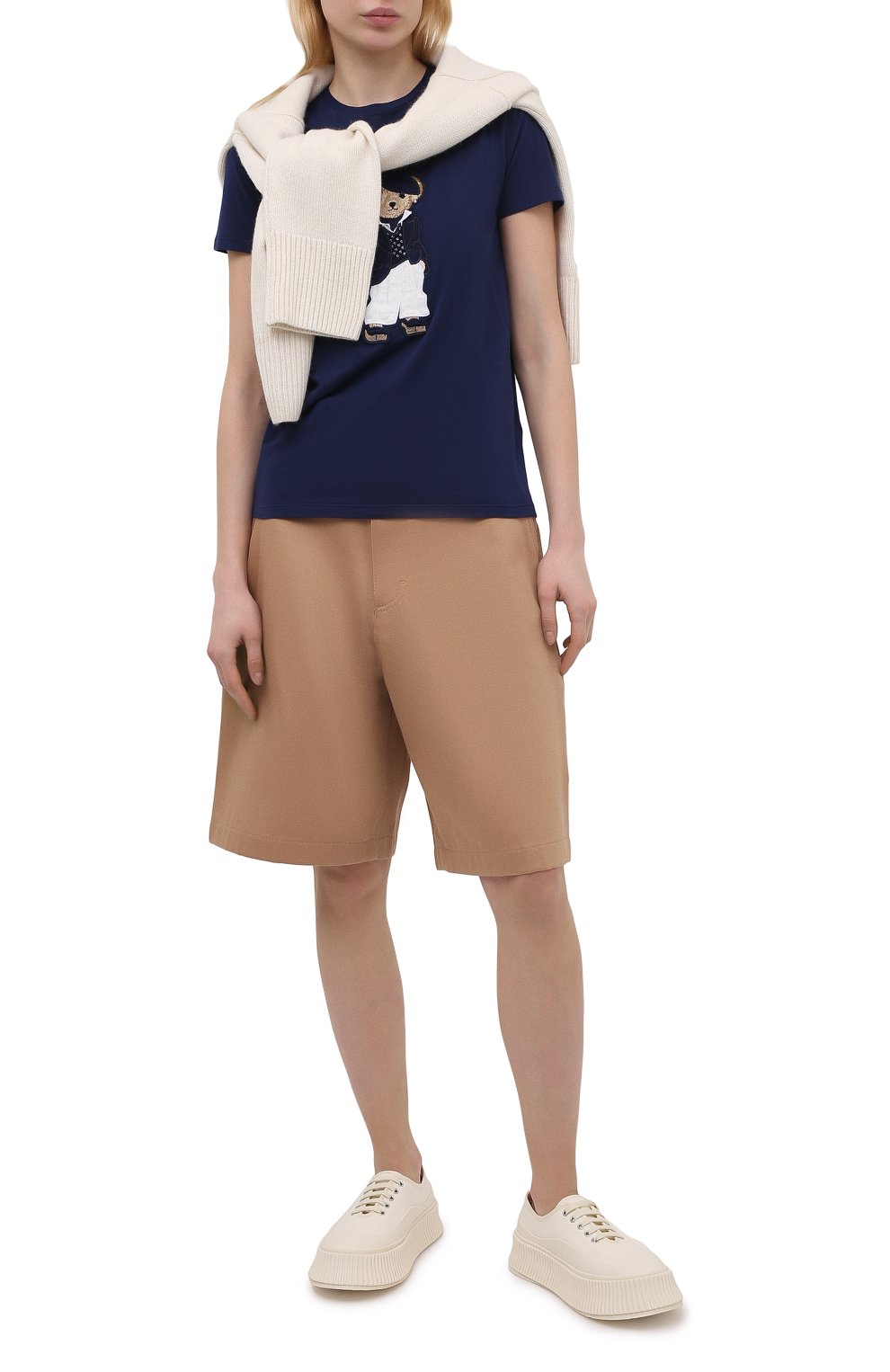 Хлопковая футболка RALPH LAUREN, арт. 290840844, фото 2