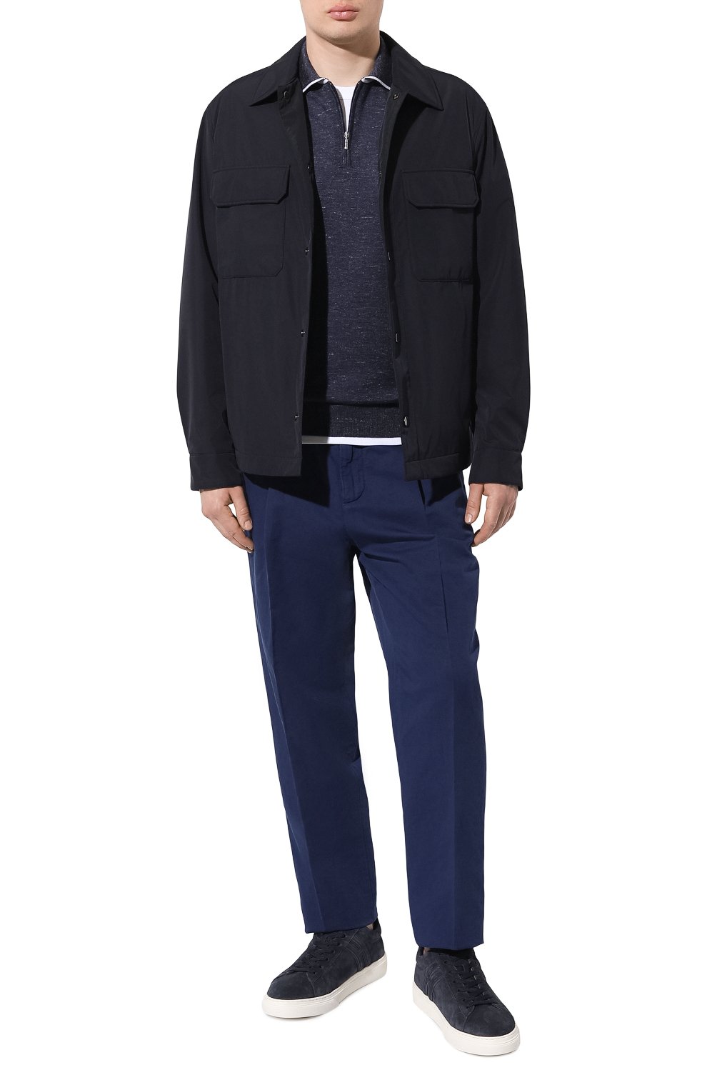 Поло из шерсти и шелка ZILLI, арт. KZP002M0345VHEM00, фото 2