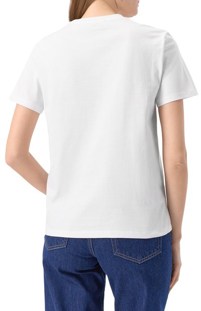 Хлопковая футболка MSGM, арт. 2000MDM510 200002, фото 4