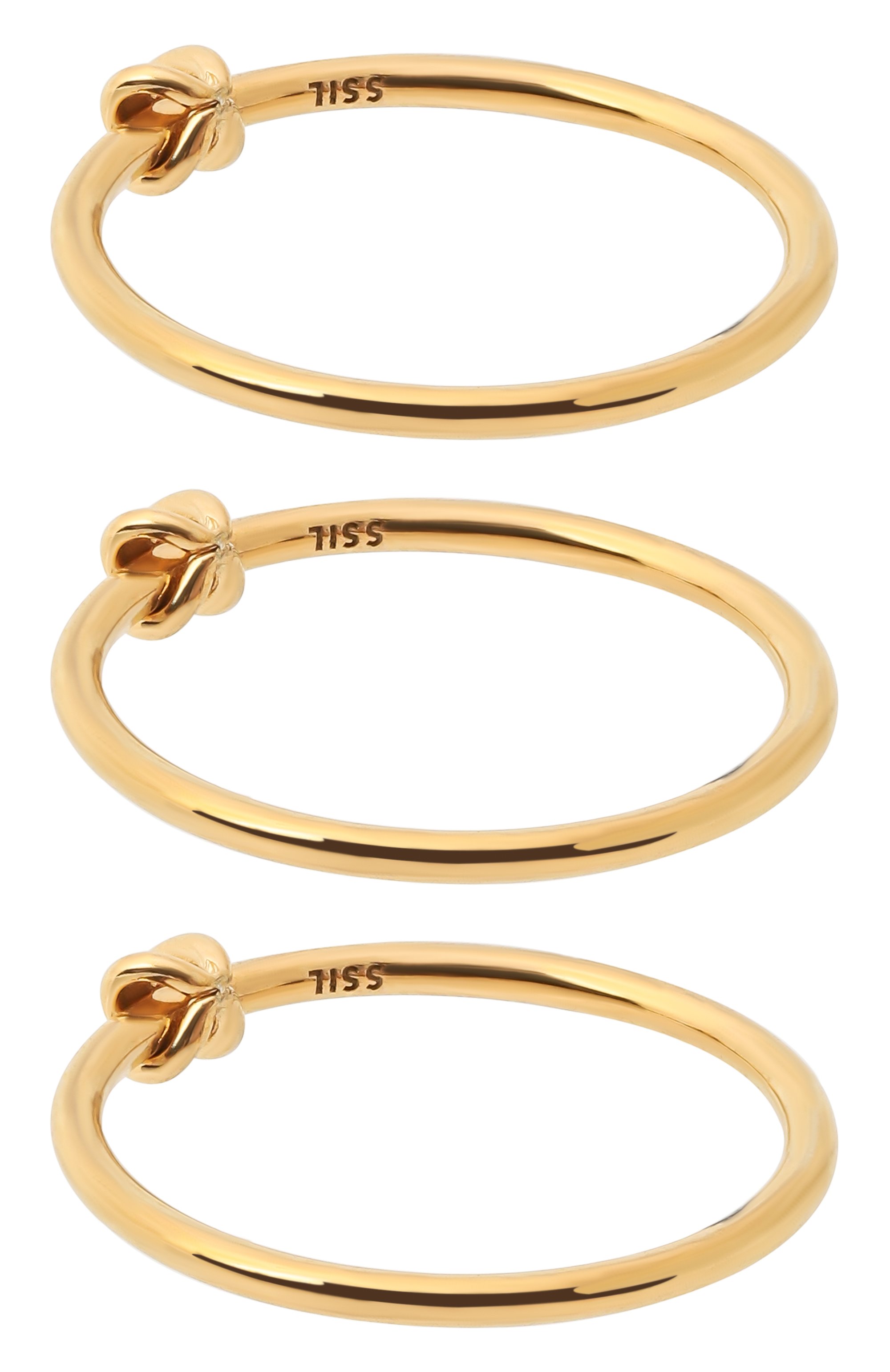 Комплект из трех колец SSIL, арт. SS21FRX047YS, фото 3