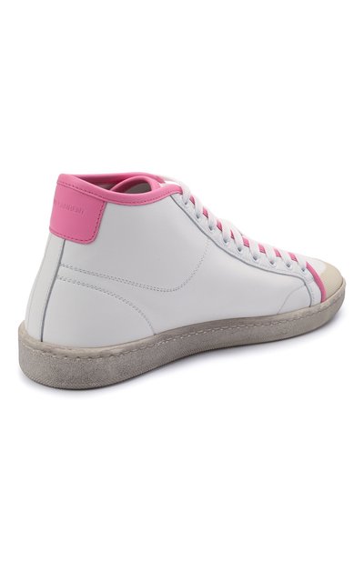 Кожаные кеды sl/39 SAINT LAURENT, арт. 653489/00NI2, фото 4