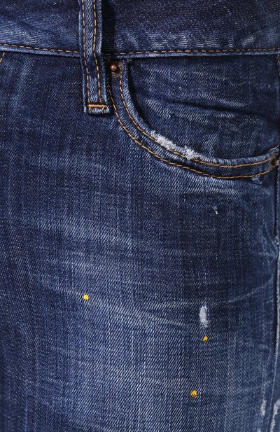 Джинсы DSQUARED2 синего цвета по цене 47000 руб., арт. S72LB0268/S30342, фото 5 Джинсы DSQUARED2, арт. S72LB0268/S30342, фото 5