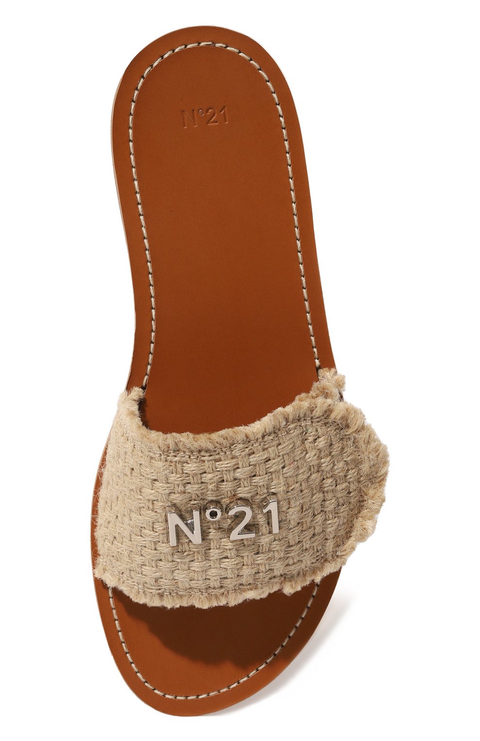 Текстильные шлепанцы N21, арт. 23ESP04160416/FLAT, фото 6
