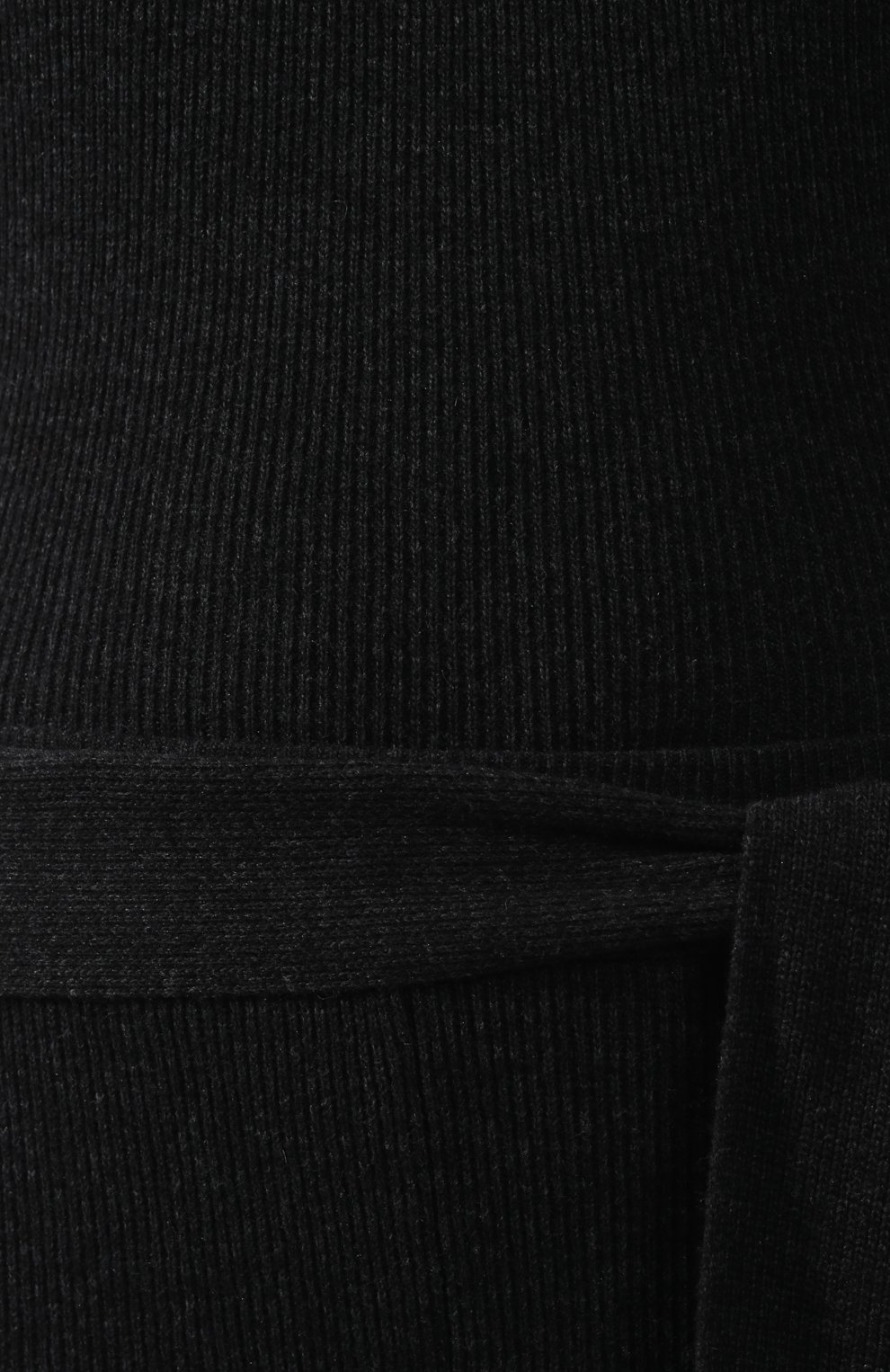 Брюки с поясом NANUSHKA, арт. TIGRE_CHARC0AL_CASHMERE BLEND RIB, фото 5