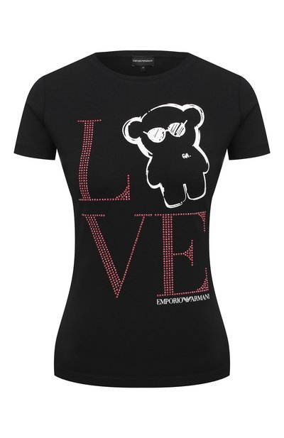 Женская хлопковая футболка EMPORIO ARMANI, арт. 6H2T9B/2JPMZ
