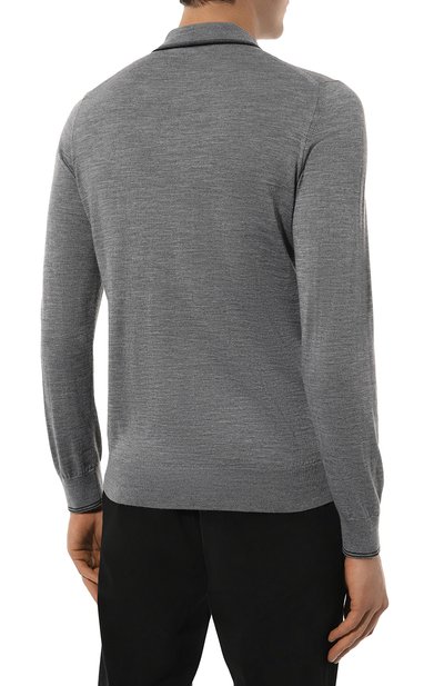 Поло из шерсти и шелка ZILLI, арт. KZP001M0230VSPN00, фото 4