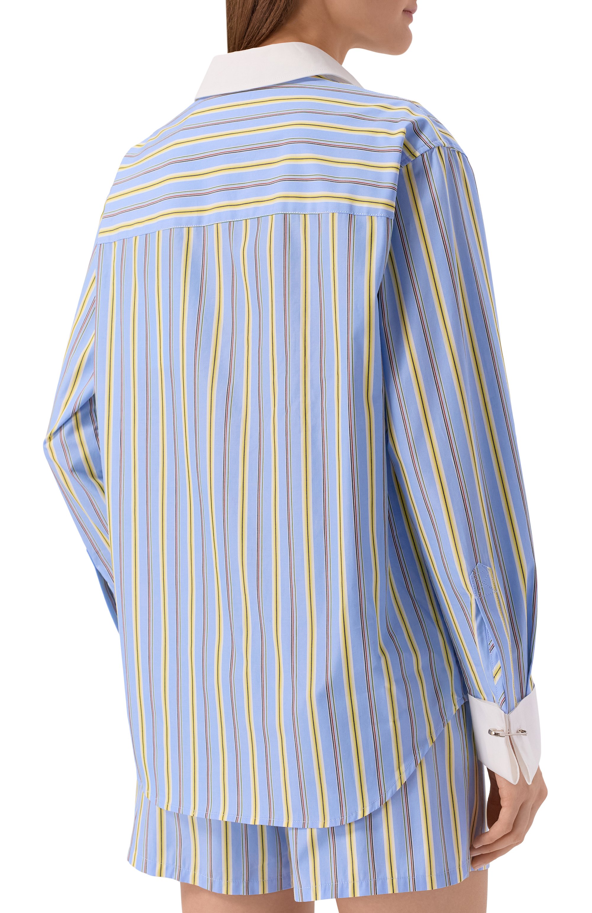 Хлопковая рубашка ZADIG AND VOLTAIRE, арт. WWSH02300, фото 4