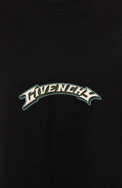Хлопковая футболка GIVENCHY черно-белого цвета по цене 69950 руб., арт. BM71JA3YJY, фото 5 Хлопковая футболка GIVENCHY, арт. BM71JA3YJY, фото 5