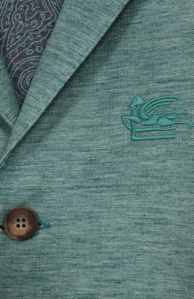 Пиджак изо льна и хлопка ETRO, арт. GW2P64, фото 3