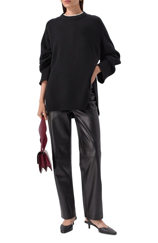 Свитер из шерсти и кашемира Loulou de Saison SAFI LDS Чёрный  SAFI LDS Фото 2