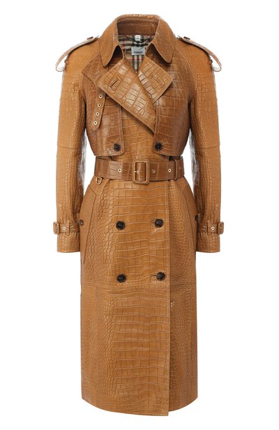 Женский тренч из кожи аллигатора BURBERRY, арт. 4560871