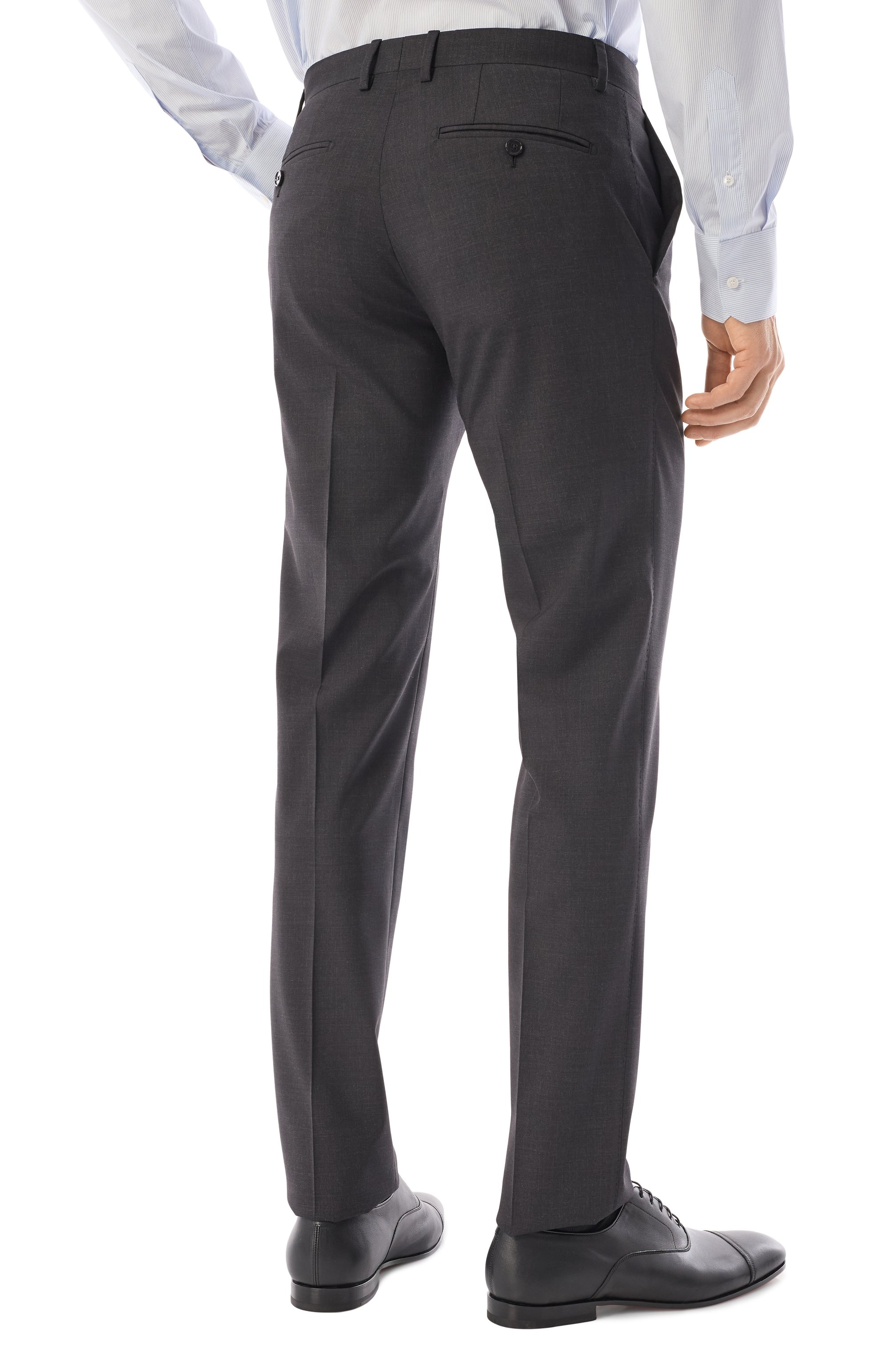 Шерстяной костюм DOLCE & GABBANA темно-серого цвета по цене 239000 руб., арт. GK0EMT/GG187, фото 7 Шерстяной костюм DOLCE & GABBANA, арт. GK0EMT/GG187, фото 7