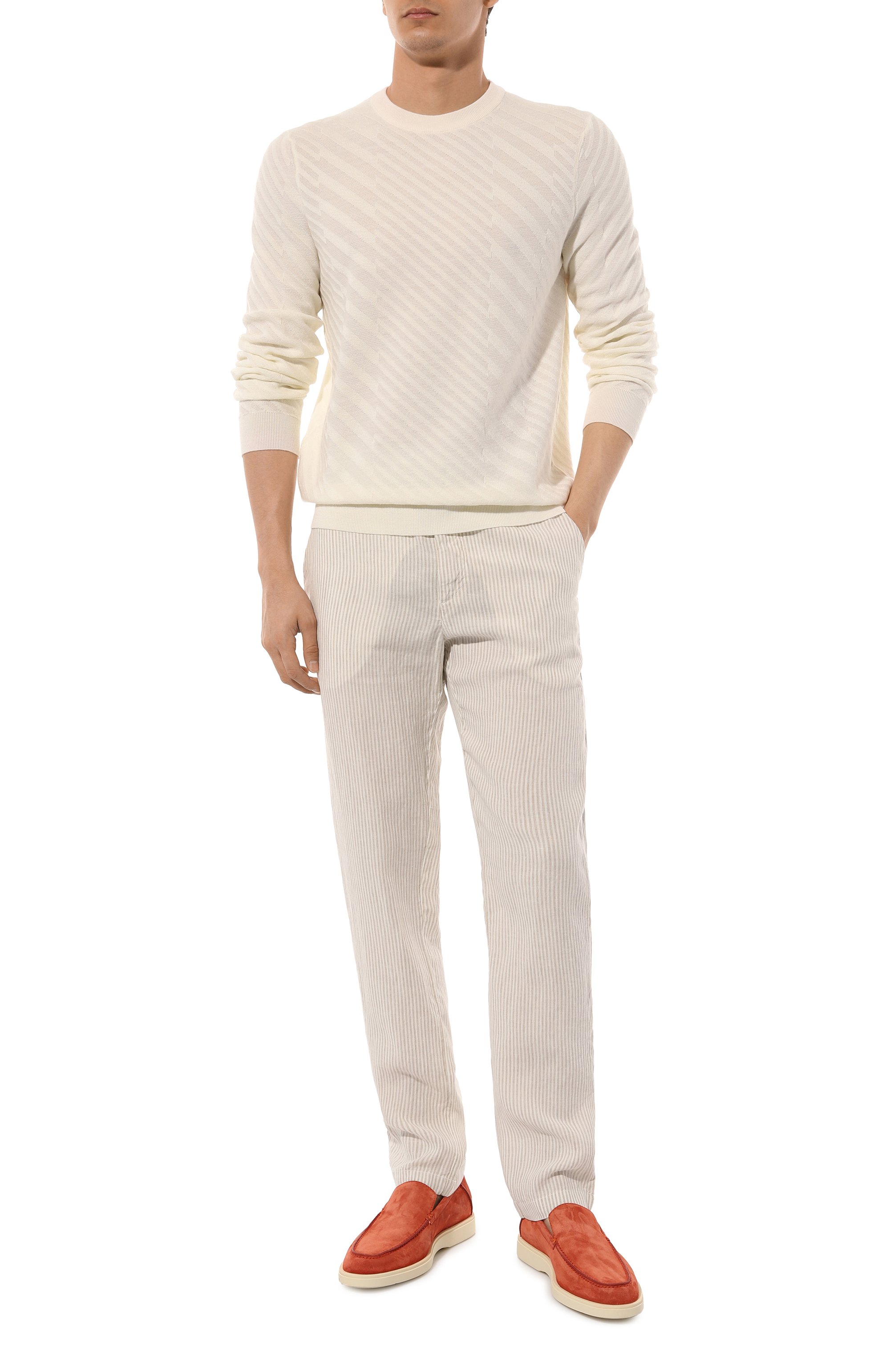 Замшевые лоферы detroit SANTONI, арт. MGDG17824TICVSG1V36, фото 2