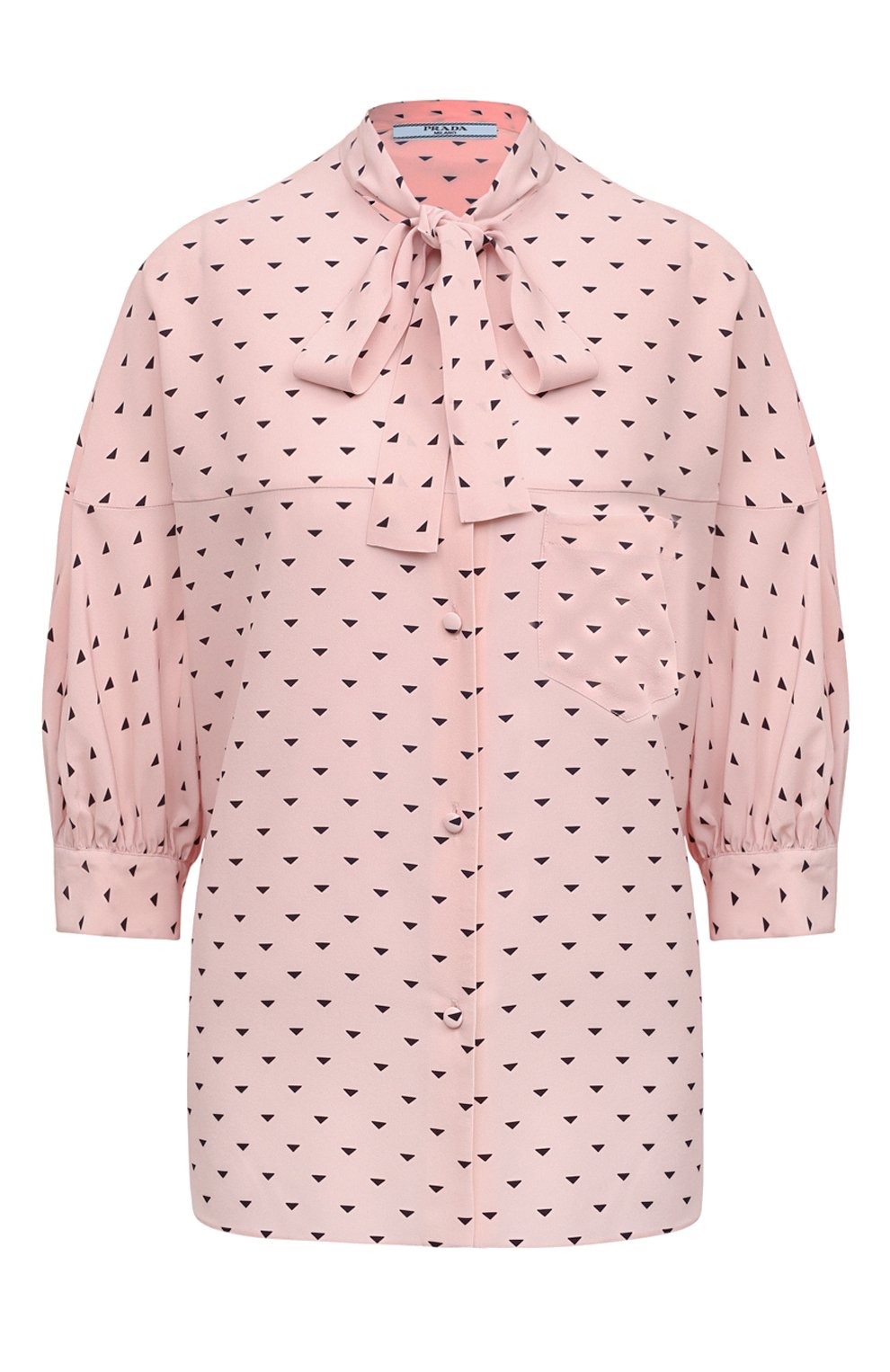 Шелковая блузка PRADA, арт. P495EG-1Y0O-F0W7F-211, фото 1