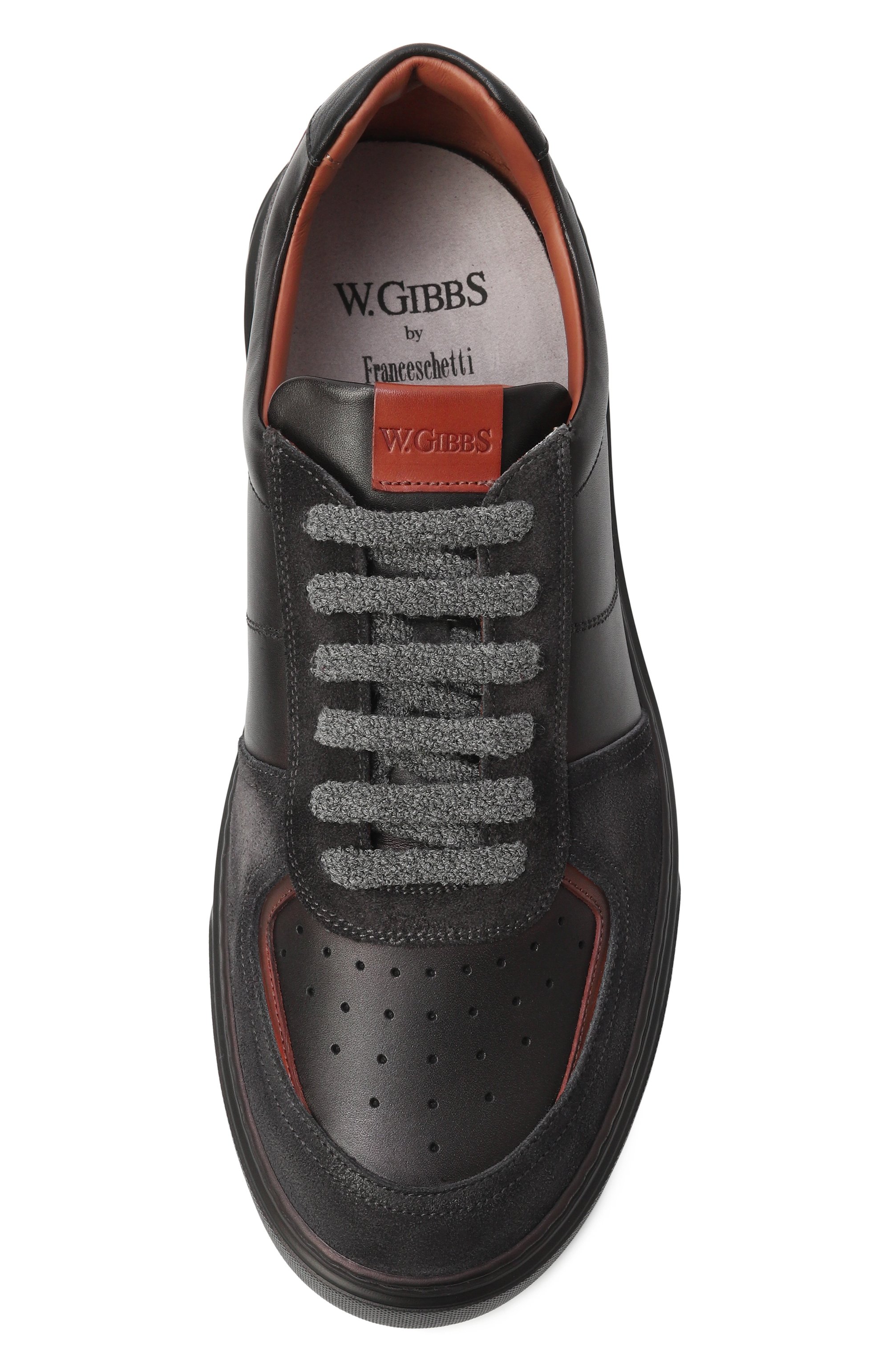 Кожаные кеды W.GIBBS, арт. 2259058/VIT. DEC0 W00LEN, фото 6
