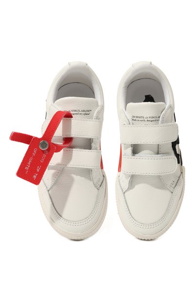 Кожаные кеды safety tag OFF-WHITE, арт. 0BIA005C99LEA0010110, фото 4