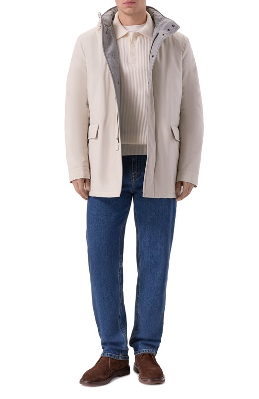 Утепленная куртка Andrea Campagna M0D;C0MER0/VIN Серый  M0D;C0MER0/VIN Фото 2