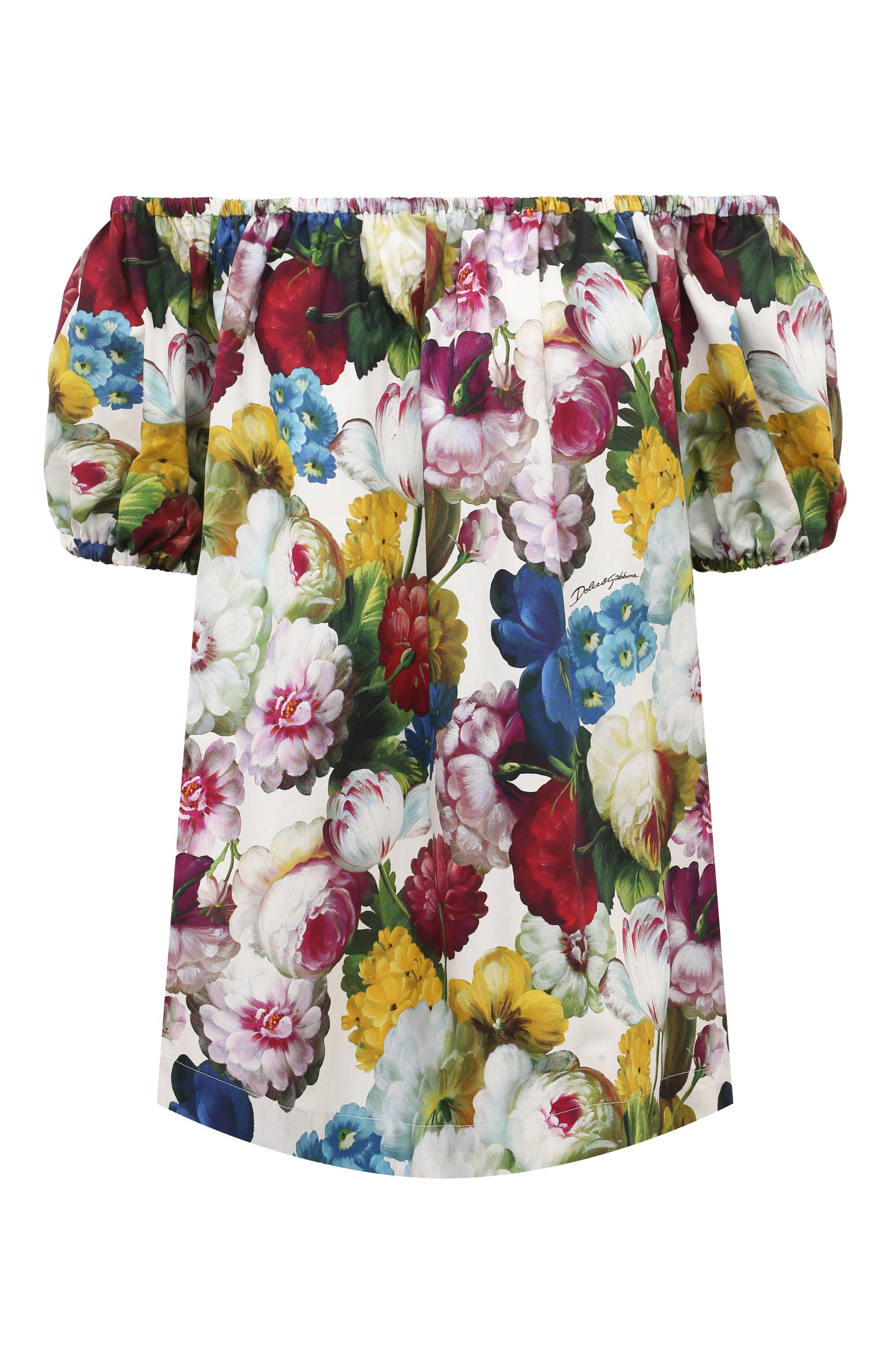 Хлопковая блузка DOLCE & GABBANA, арт. F756UT/HS5Q2, фото 1