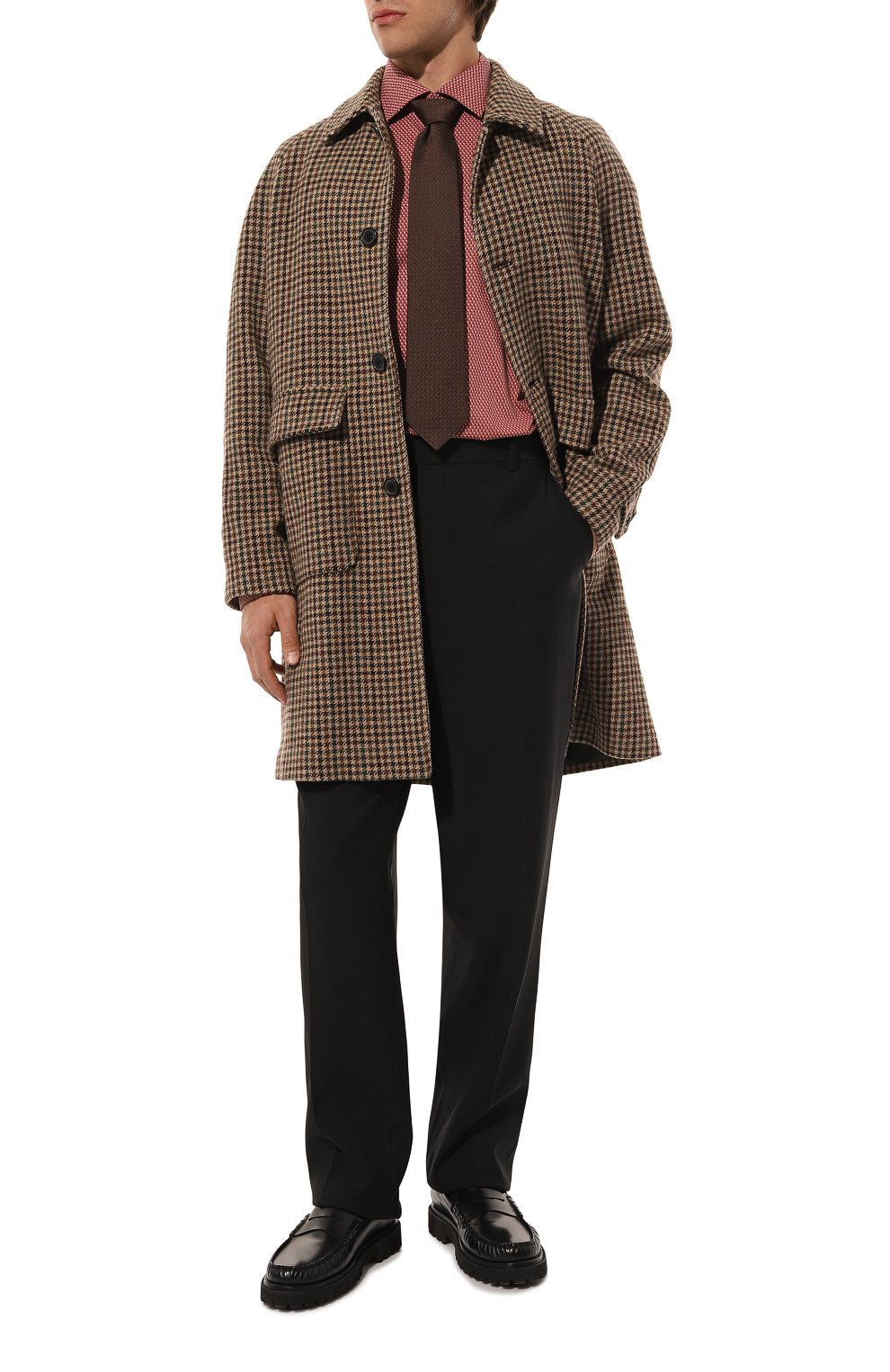 Хлопковая сорочка BOSS бордового цвета по цене 9860 руб., арт. 50490008, фото 2 Хлопковая сорочка BOSS, арт. 50490008, фото 2