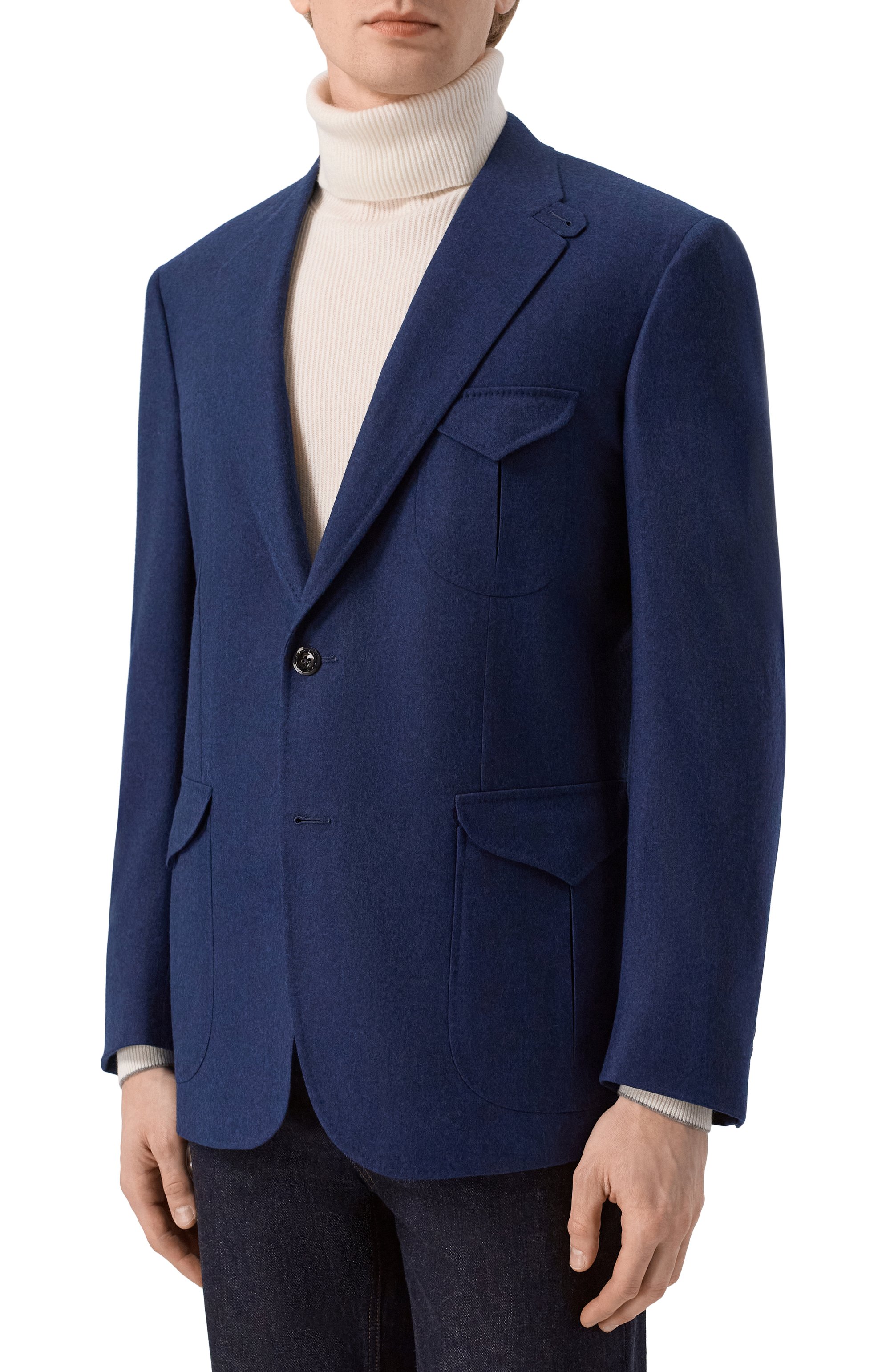 Шерстяной пиджак STEFANO RICCI, арт. S1RF432SH3/W0002I, фото 4