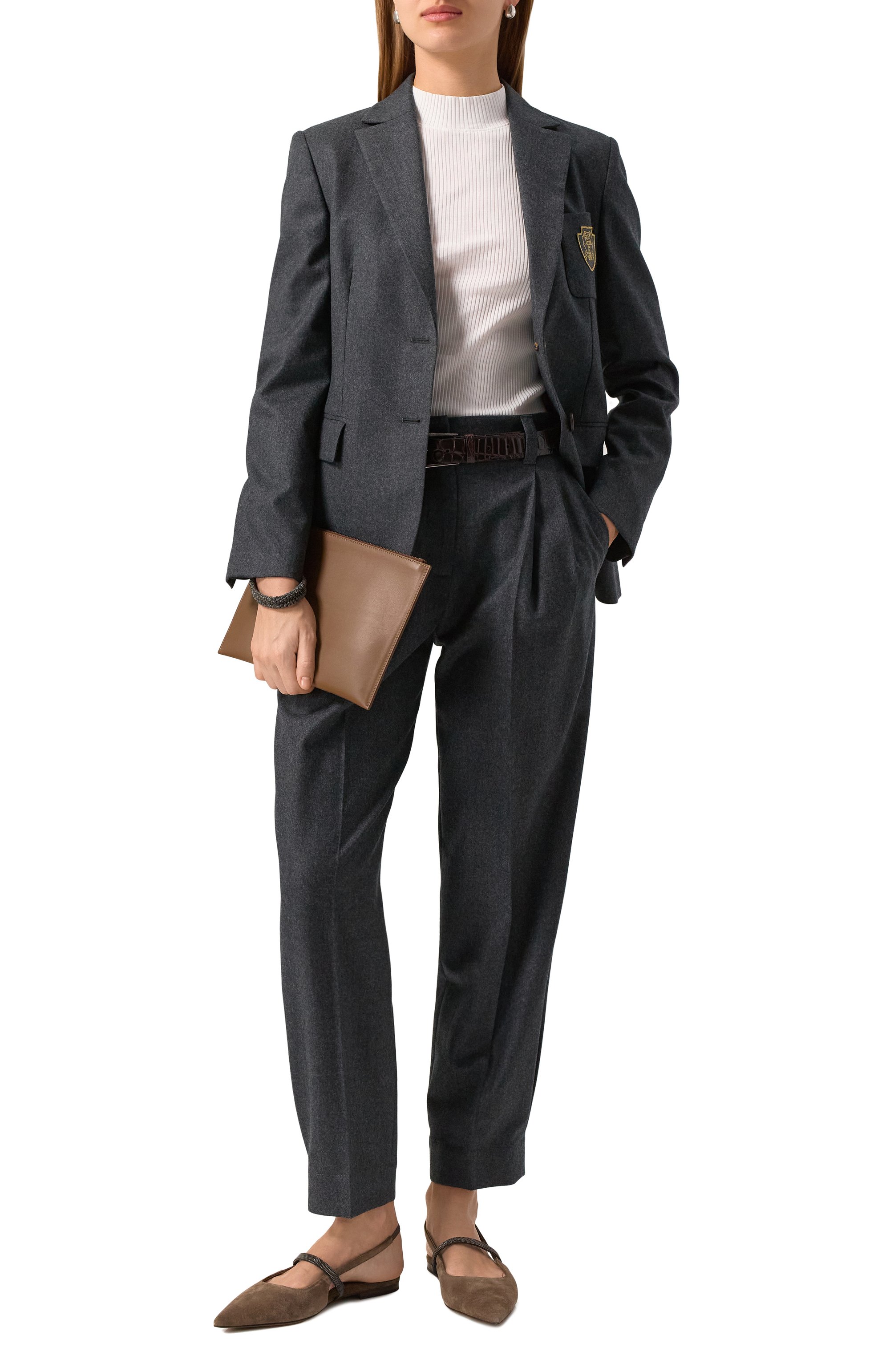 Шерстяной жакет BRUNELLO CUCINELLI, арт. ME2267188, фото 2