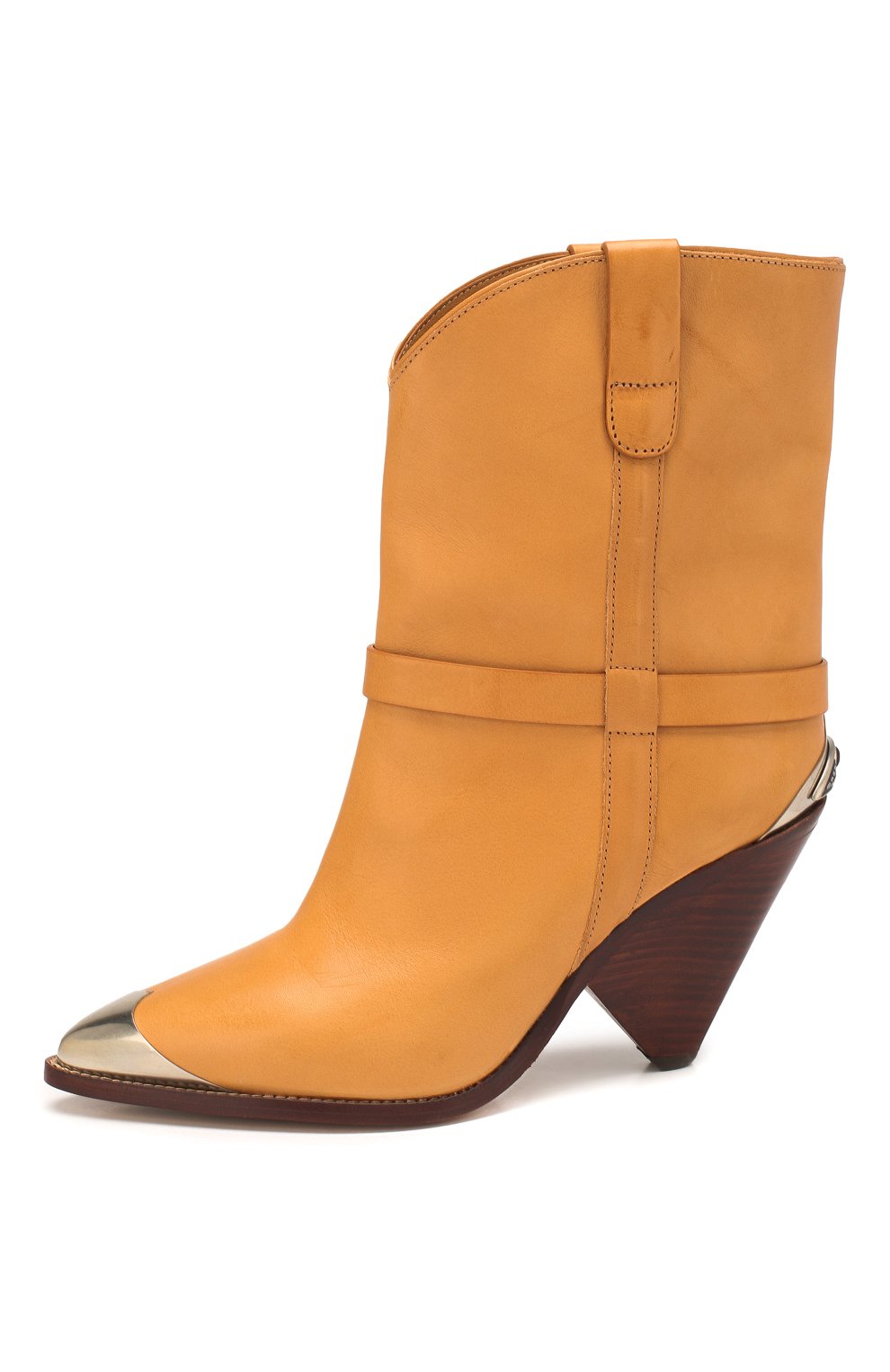 Кожаные ботильоны lamsy ISABEL MARANT, арт. LAMSY/B00194-20P008S, фото 3
