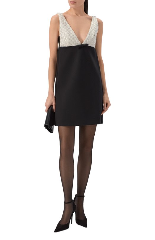 Платье из вискозы Dorothee Schumacher 348024 Чёрно-белый  348024 Фото 2