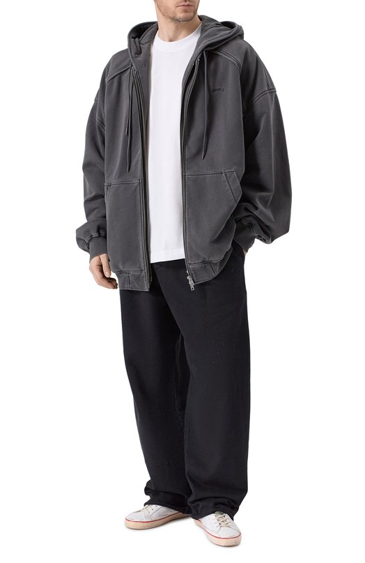 Хлопковая футболка VETEMENTS ME76TR141WW/1200 LIGHT JERSEY Белый  ME76TR141WW/1200 LIGHT JERSEY Фото 2