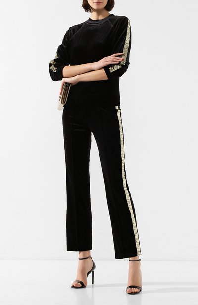 Брюки EMPORIO ARMANI черного цвета по цене 33600 руб., арт. 3H2P6S/2JWQZ, фото 2 Брюки EMPORIO ARMANI, арт. 3H2P6S/2JWQZ, фото 2