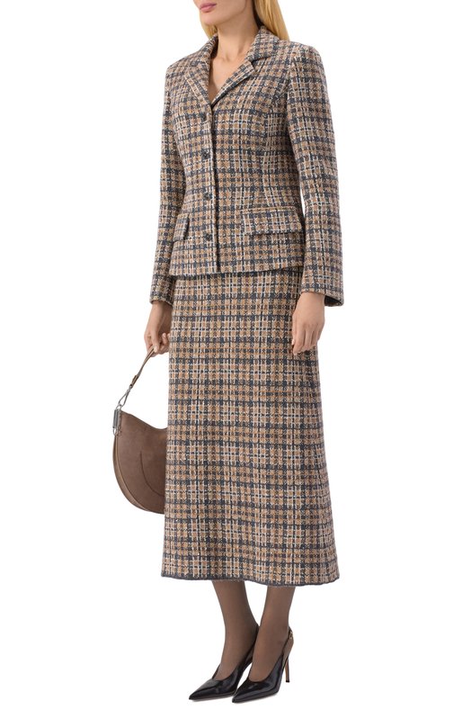 Юбка из шерсти и кашемира Freeage W26.SK114M.2030.991 Бежевый  W26.SK114M.2030.991 Фото 2