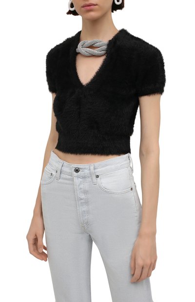 Топ ALEXANDER WANG черного цвета по цене 92250 руб., арт. 1KC4211052, фото 3 Топ ALEXANDER WANG, арт. 1KC4211052, фото 3
