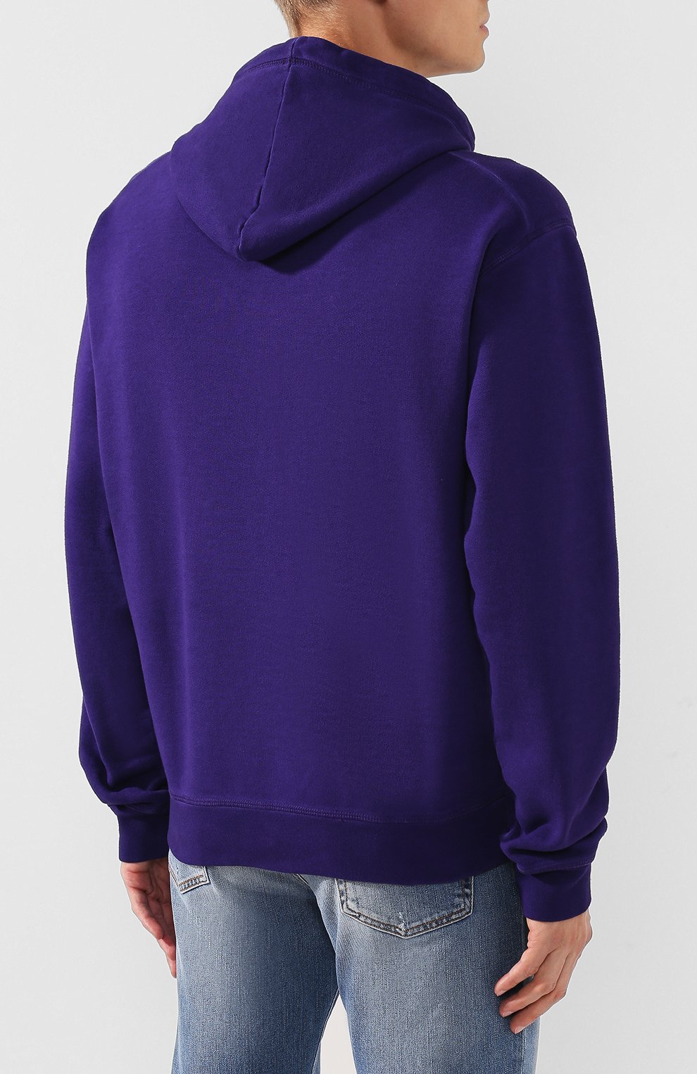 Хлопковое худи DSQUARED2 фиолетового цвета по цене 28250 руб., арт. S74GU0358/S25030, фото 4 Хлопковое худи DSQUARED2, арт. S74GU0358/S25030, фото 4